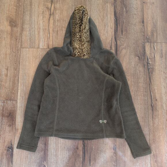 VTG Cold As Ice Women's Medium Sweater Fleece Snowboard Ski Warm Hike Y2K - Picture 1 of 9